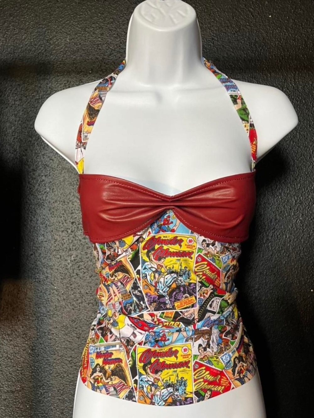 Handmade WONDER WOMAN Marvel Corset